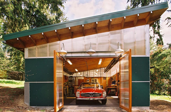 Строительство гаража из дерева своими руками (часть 2)