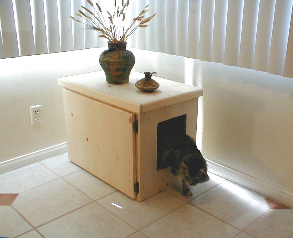 Куда спрятать кошачий туалет: дизайнерский подход — Roomble.com