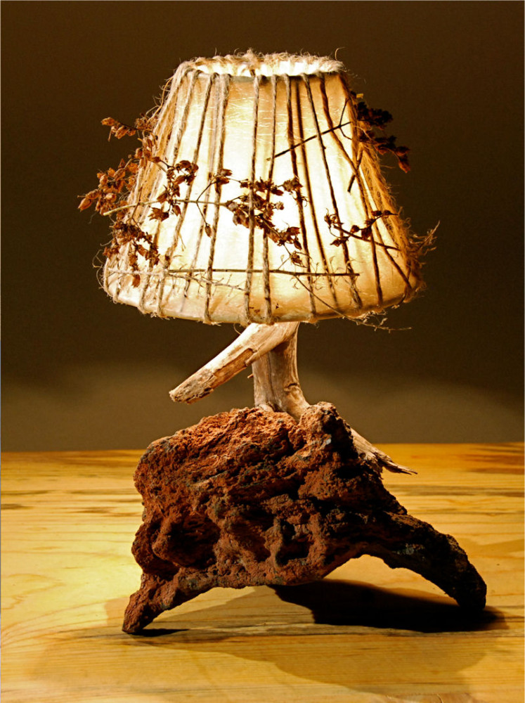 Мастерим настольную лампу своими руками: поделка из вазы