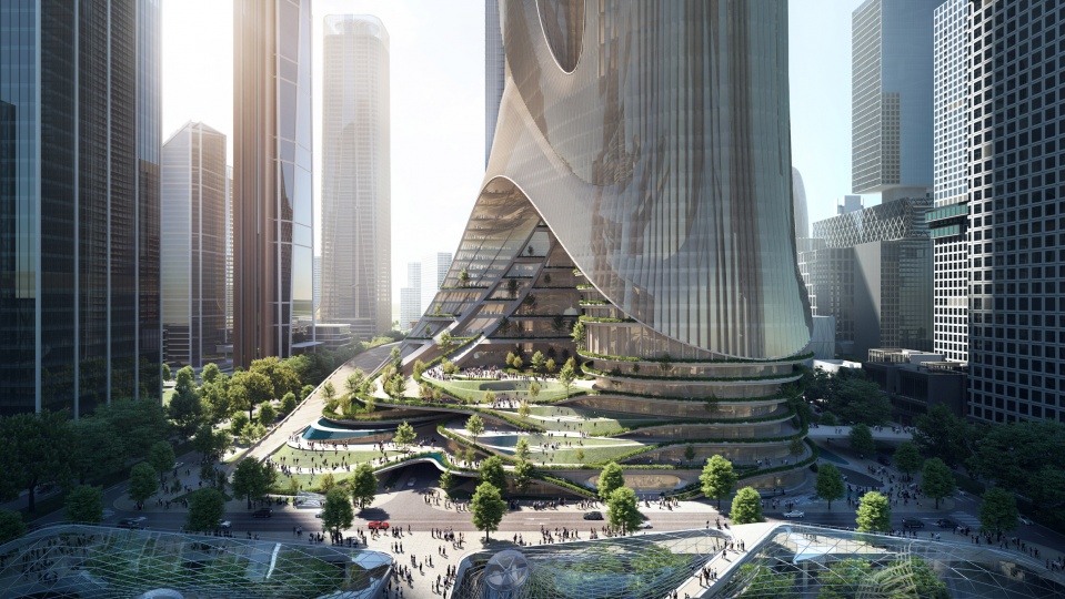 Zaha Hadid Architects разрабатывает проект двух небоскрёбов в Шеньчжене высотой 400 метров